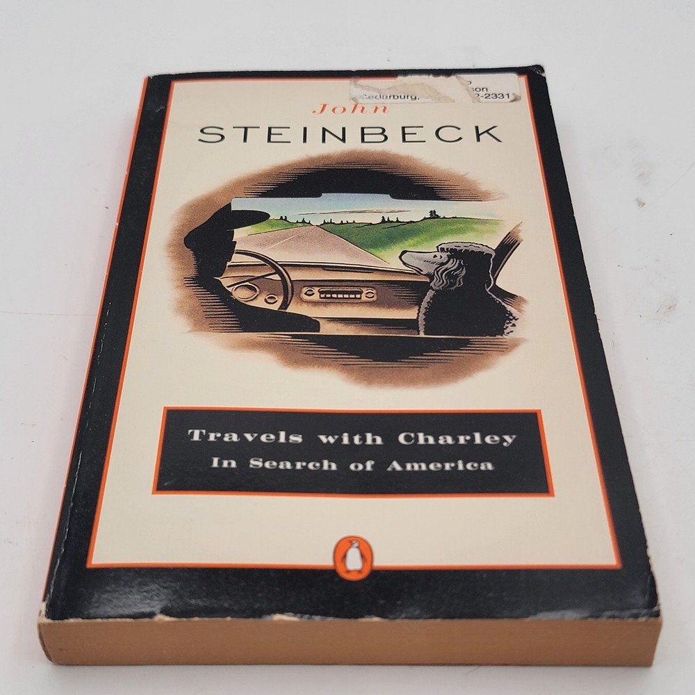John Steinbeck Travels with Charley Paperback 1986 In Search of America‎ Good
